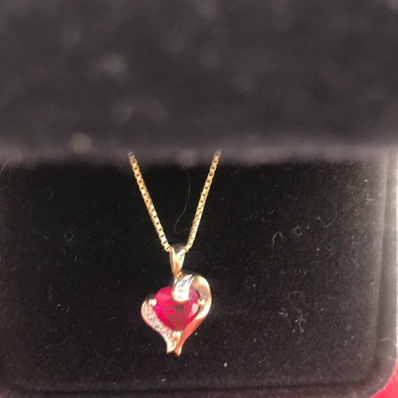 Ruby necklace - Picture 2 of 2